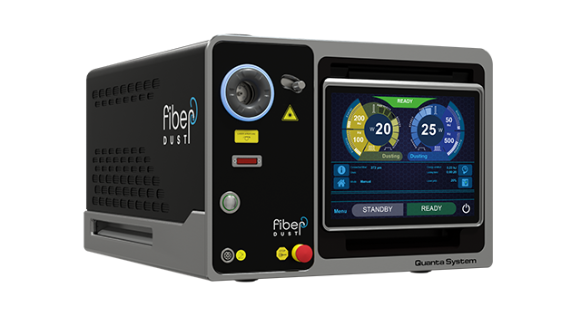 quanta fiber dust laser